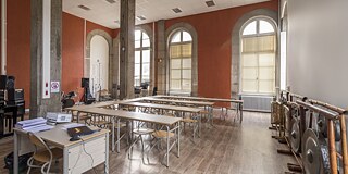 Klassenzimmer am Lycée de Saint-Just