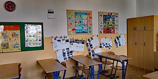 Klassenzimmer für Deutsch als Fremdsprache an der Základní škola s rozšířenou výukou jazyků Husova Liberec