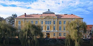 Gebäude des Liceul Teoretic Coriolan Brediceanu in Lugoj