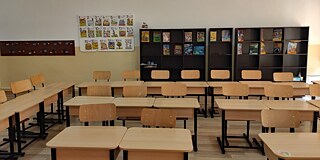 Klassenzimmer im Liceul German Sebeş