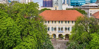 Gebäude der Truong THPT Tran Dai Nghia Schule