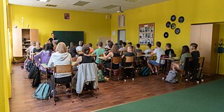 Unterricht am Gymnázium J.Š. Baara in Domažlice