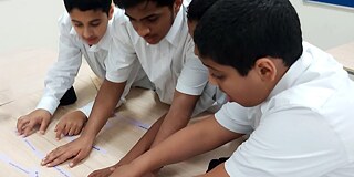 Deutschunterricht an der Ajyal International School, Al Falah in Abu Dhabi