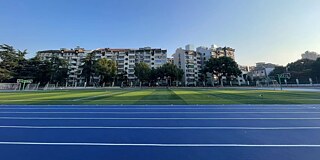 Sportplatz der Jiangnan Middle School in Wuxi