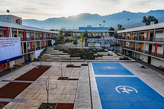 Gebäude des Colegio Alemán Chicureo