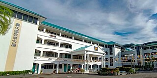 Gebäude der Riam Road Secondary School in Miri