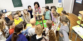 CLIL-Unterricht am Wissenschaftlichen Lyzeum Nr. 3 in Poltawa