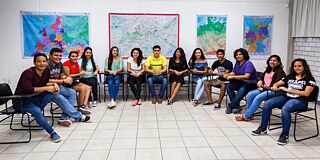 Schülerinnen und Schuler im Deutschunterricht der Preparatoria Regional de Puerto Vallarta de la Universidad de Guadalajara (UDG)