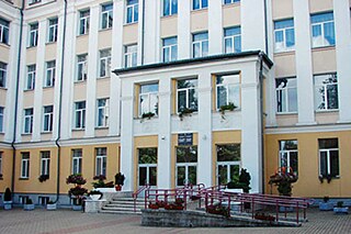 Gebäude der 24. Schule (Gymnasium College) Minsk