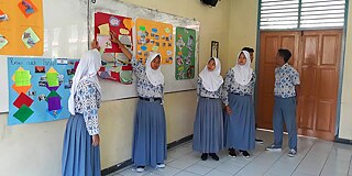 Unterricht an der SMA Negeri 3 Tasikmalaya