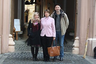 Besuch in Lemberg mit Julia Boyne, Polina Maximenko und Alexander May.