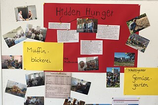 Projektarbeit zum Thema versteckter Hunger bei Kindern und Jugendlichen in Südafrika.