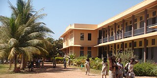 Gebäude des Lycée Notre Dame du Niger