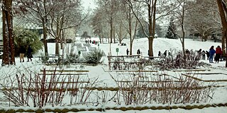 Lycée Blaise Pascal im Schnee