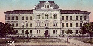 Gimnazija Bjelovar im Jahre 1901